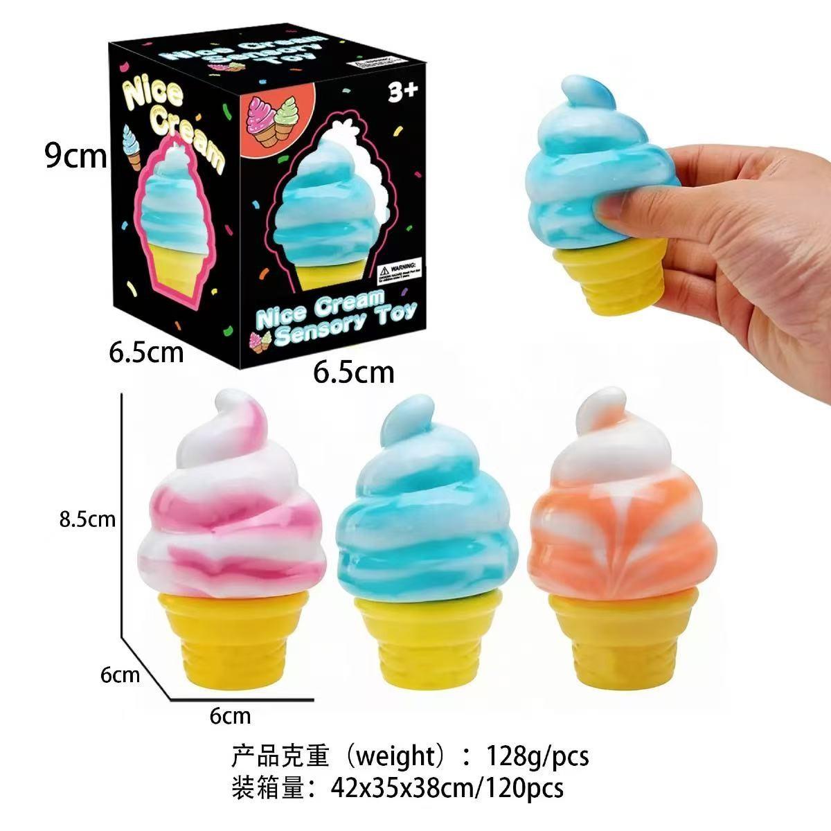 Machine translation · General field Ice Cream Squishy, a newly launched super soft sensory squeeze slowly rising stress relieving toy in 2026, Easter Basket provides fun toys to relieve anxiety