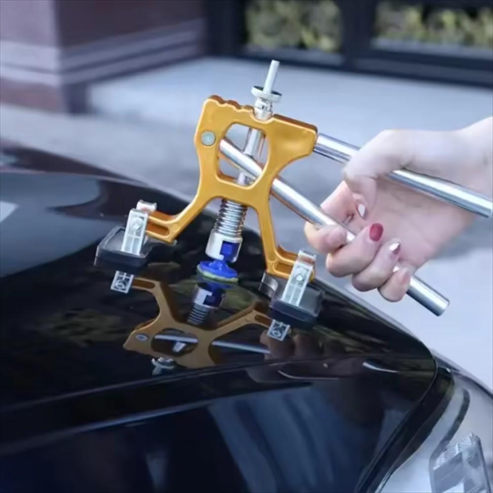 Professional Car Dent Removal Tool Kit, Adjustable Width Dent Puller with Lifters, Durable DIY Auto Repair Tools