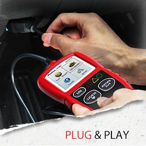 Autel AL319 OBD2 Scanner Code Reader, Enhanced Check and Reset Engine Fault Code, Live Data, Freeze Frame, CAN Car Diagnostic Scan Tools for All OBDII Vehicles After 1996, 2024 Upgraded