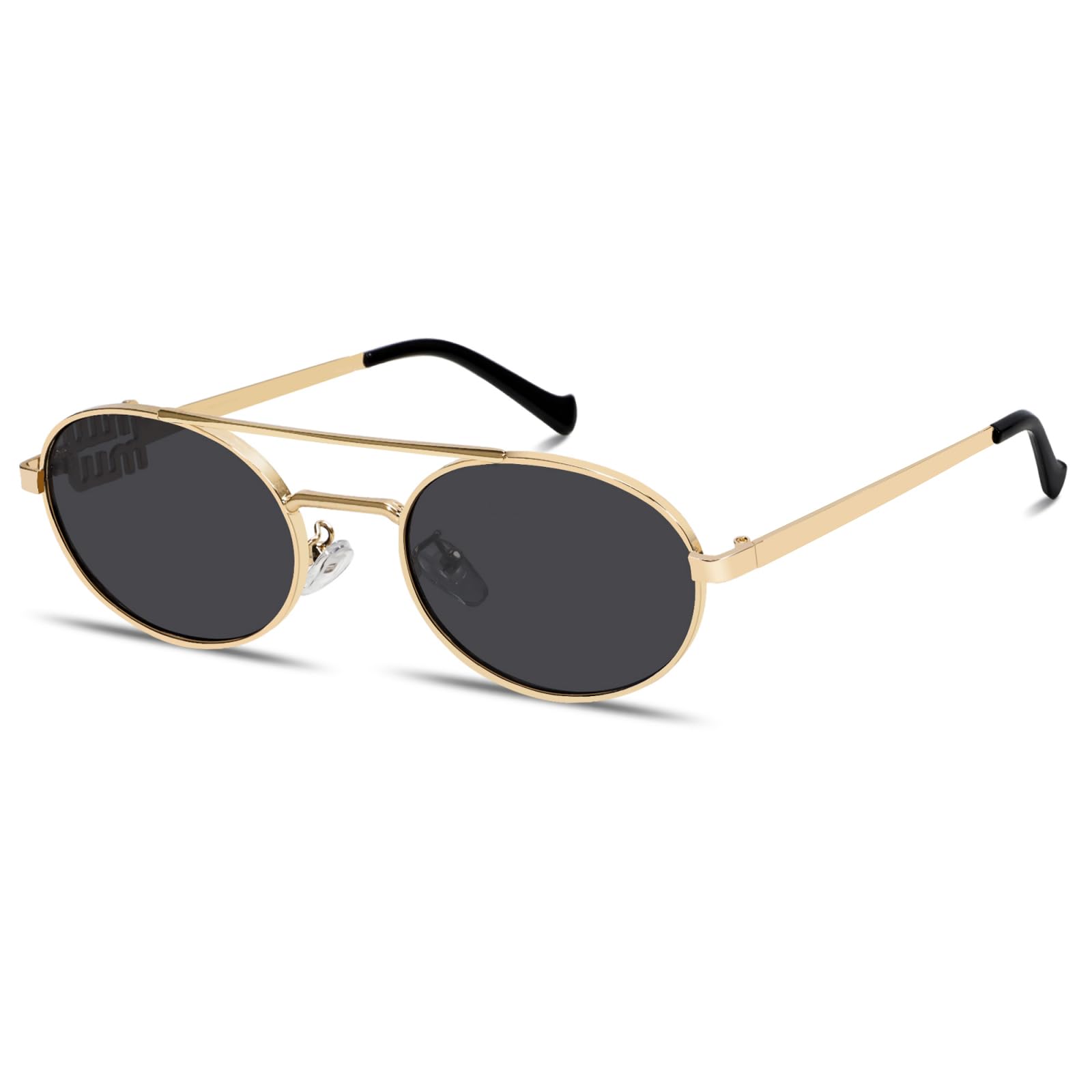 Retro Oval Metal Sunglasses for Women, 2025 Trendy Chic  display picture 3