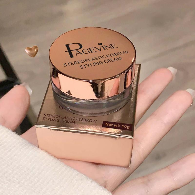 Stereoplastic Eyebrow Setting Cream Lasting Quick Dry Eyebrow Gel Wild Eyebrow Setting Cream Clear Brow Styling Gel Wax Transparent Lightweight Long Lasting Hold for Effortless Brows Flawless Makeup Surprise Cosmetic