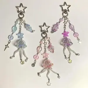 jellyfish keychain  Y2K women