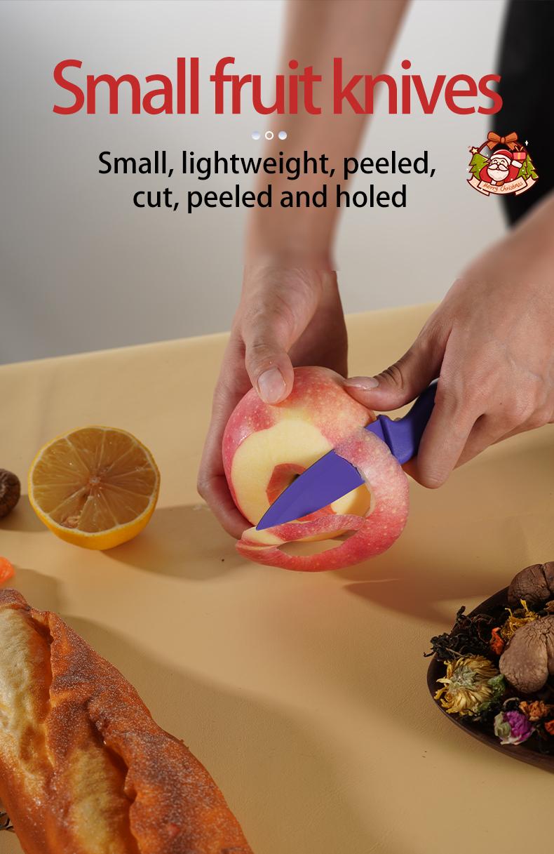 5 Pieces, Kitchen Knife Set, Meat Cleaver, Chef's Knife, Bread Knife, Fruit Knife, ANew Year's Gift Cooking Utensils Cutting Modern Block Home