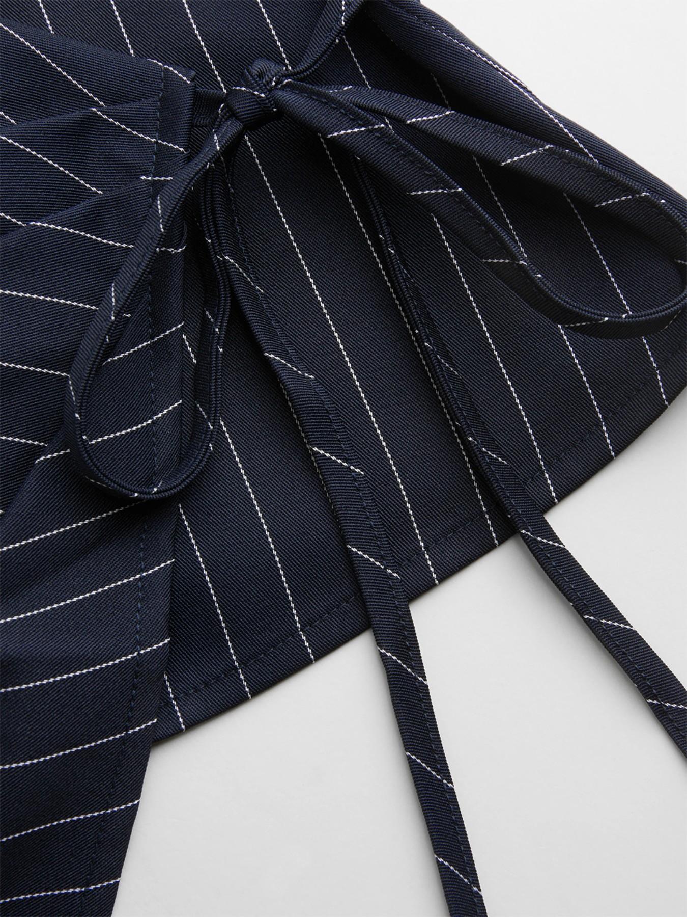 Women's Striped Strapless Tie-Back Vest Top and Straight Leg Pants Set, Corporate Outfits Women, Elegant Slim-Fitting Outer Vest Suit for All Seasons