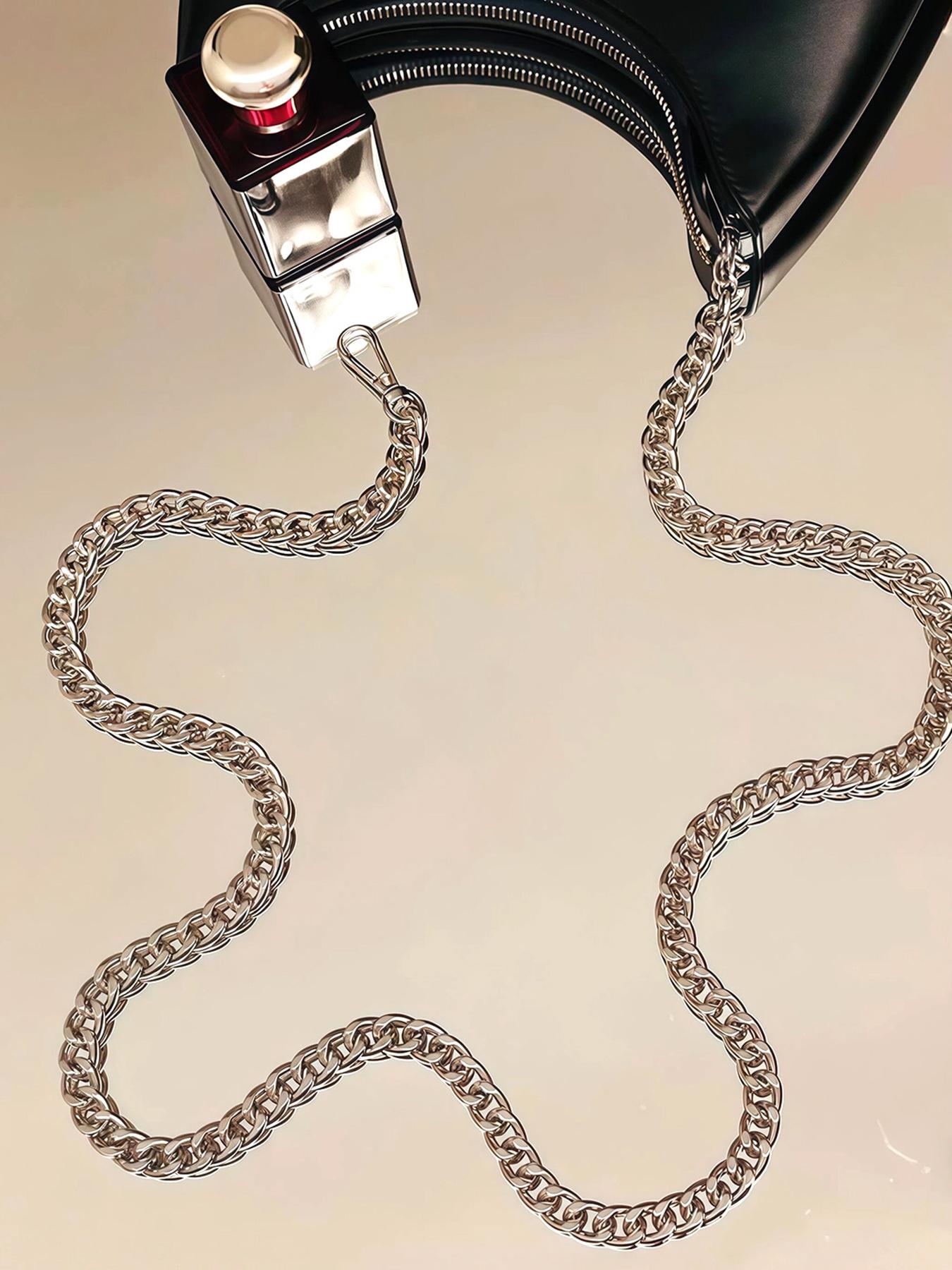 Metal Chain Strap, Purse Chain Straps Replacement, Handbags Chain Handles for Shoulder Bags, Purse DIY Crafts