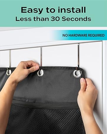 The Original Stuffed Animal Storage (Patented) - Over Door Organizer for Stuffies, Baby Ideas Holder, Toy Plush Hammock Hanging Net Big Girls Toddler Large Bag Animals Stuffy Behind