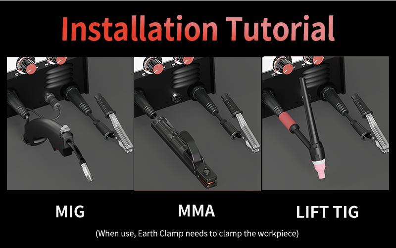 FUTELO MIG-145 145A 110V Flux Core MIG Welder Machine, Gasless MIG/Stick/Lift TIG 3-in-1 Welding Machine Portable Synergic Control IGBT Inverter FUTELO MIG-145 145A 110V Flux Core MIG Welder Machine, Gasless MIG/Stick/Lift TIG 3-in-1 Welding Machine Portable Synergic Control IGBT Inverter