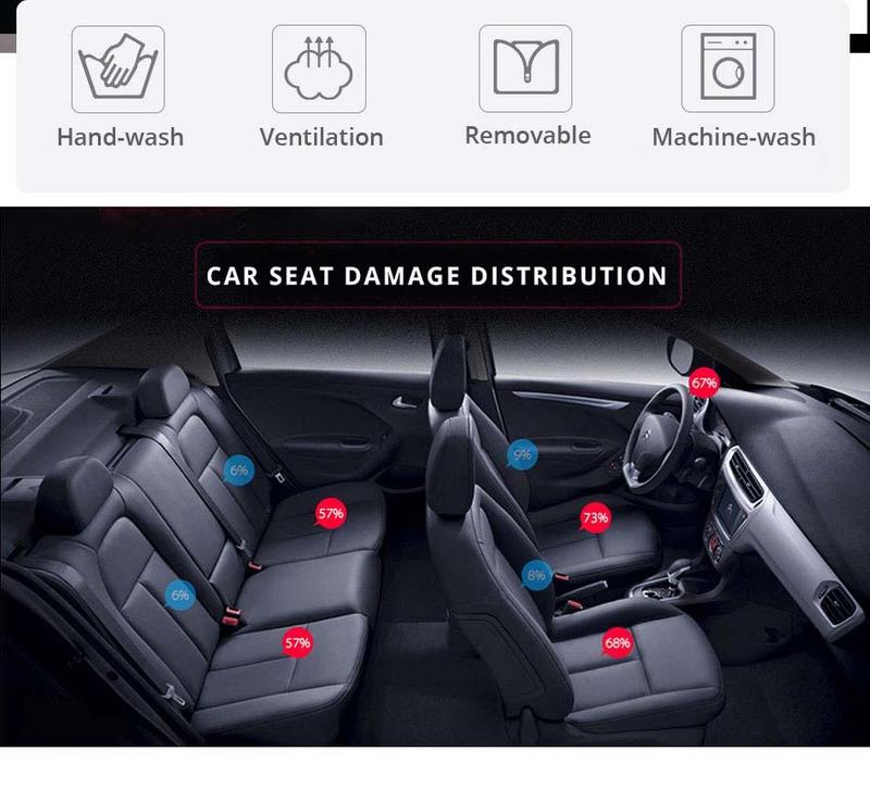 5-Seater Cute Car Seat Covers Universal, Fabric Stylish Car Seat Protectors for Front & Rear Seats, Airbag Compatible, Fits Most Cars SUVs & More, Car Interior Accessories 5-Seater Cute Car Seat Covers Universal, Fabric Stylish Car Seat Protectors for Front & Rear Seats, Airbag Compatible, Fits Most Cars SUVs & More, Car Interior Accessories