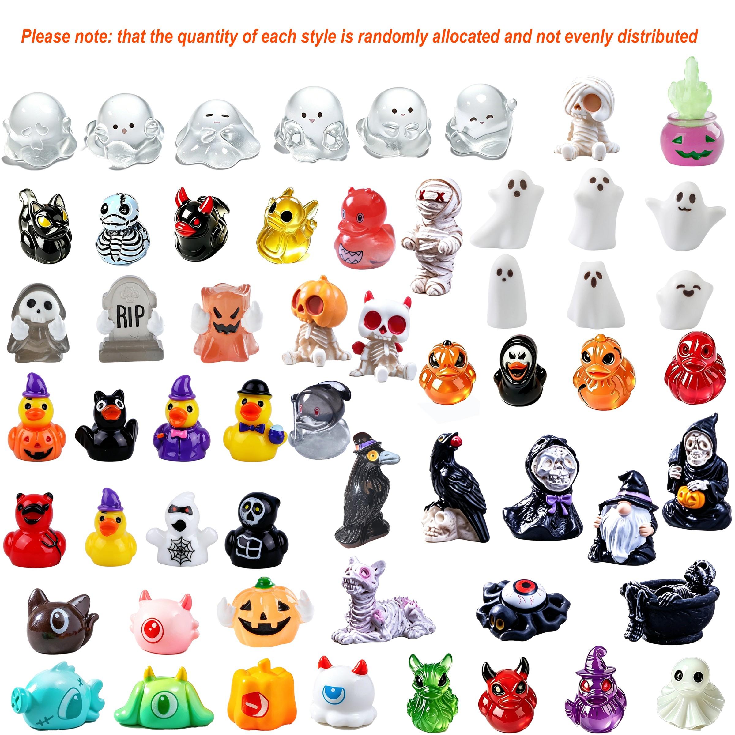 Mini Ghost Skull Devil Witch Resin Ornaments, Halloween Decoration, Cute Spooky Garden Figurines, Perfect Party Gifts #GLOBAL PICKS