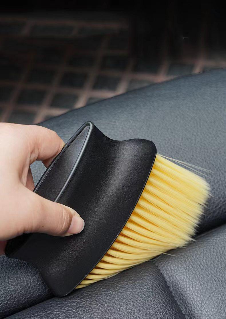 Car Interior Cleaning Brush, Soft Dust Sweeping Brush Tool for Car Detailing, Air Vent Gap Cleaning Brush, Multi-Purpose Car Wash Cleaning Tool for Dashboard, Keyboard and Narrow Spaces, Detail Brushes Car Detailing, Car Washing Brush