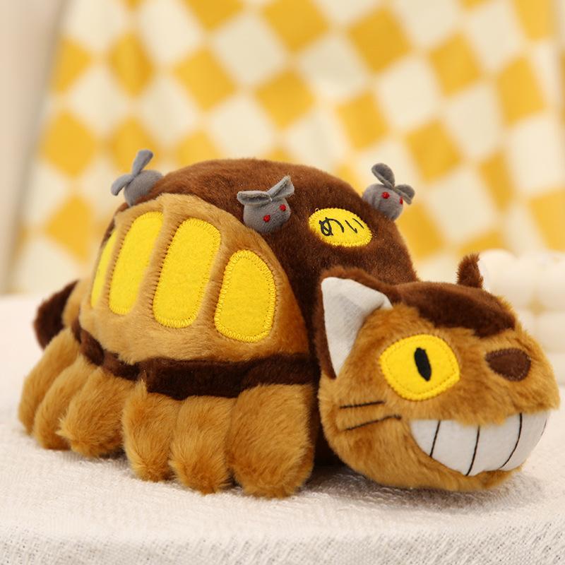 Hot 30-40cm Animation Bus Totoro Anime Peripheral Doll Soft Plush Animal Toys Stuffed Totoro Bus Kids Xmas Birthday Gift