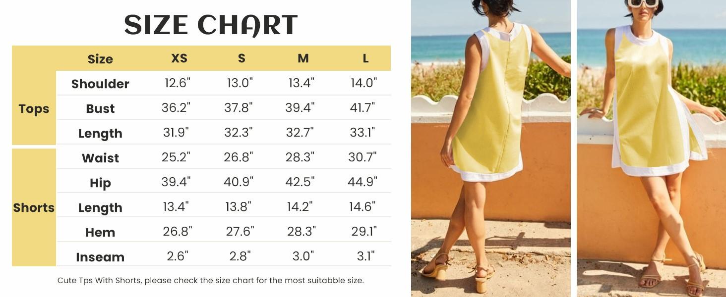 UANEO Women's Casual Two Piece Sets Color Block Crewneck Short Sleeve Pullover Tops Matching Shorts with Pockets