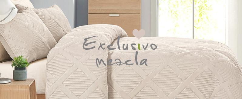 Exclusivo Mezcla Ultrasonic Quilt Set, 2/3 Pieces Quilt with Pillow Shams, Lightweight Bedspreads Modern Striped Coverlet Set for All Seasons
