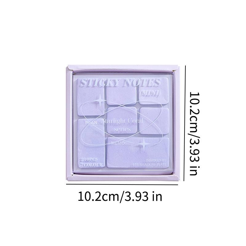 210 Sheets Sticky Notes Sticky Labels Creative Reusable Index Tabs Colorful Markers, Student Study Supplies, Office Organization, School Essentials