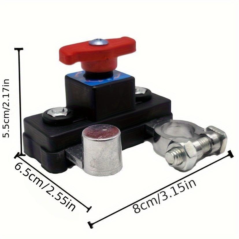 1pc Battery Main Disconnect Switch, Pure Aluminum Negative Disconnect, 12-24v Advanced Disconnect for Efficient Battery Management