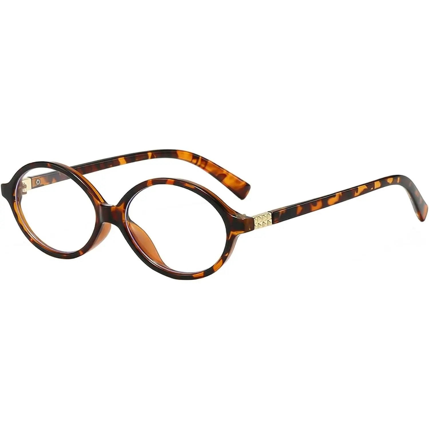 Oval Blue Light Glasses for Women Men Retro 90s Small Frame UV Protection  Reading Gaming Fashion Eyeglasses