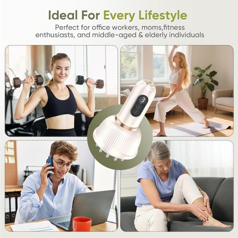 Massage Gua Sha Tool with Heating and Vibration, Lymphatic Drainage Massager for Body Shaping, Ideal for Legs Arms and Abdomen, Body Sculpting Machine Massage Gua Sha Tool with Heating and Vibration, Lymphatic Drainage Massager for Body Shaping, Ideal for Legs Arms and Abdomen, Body Sculpting Machine