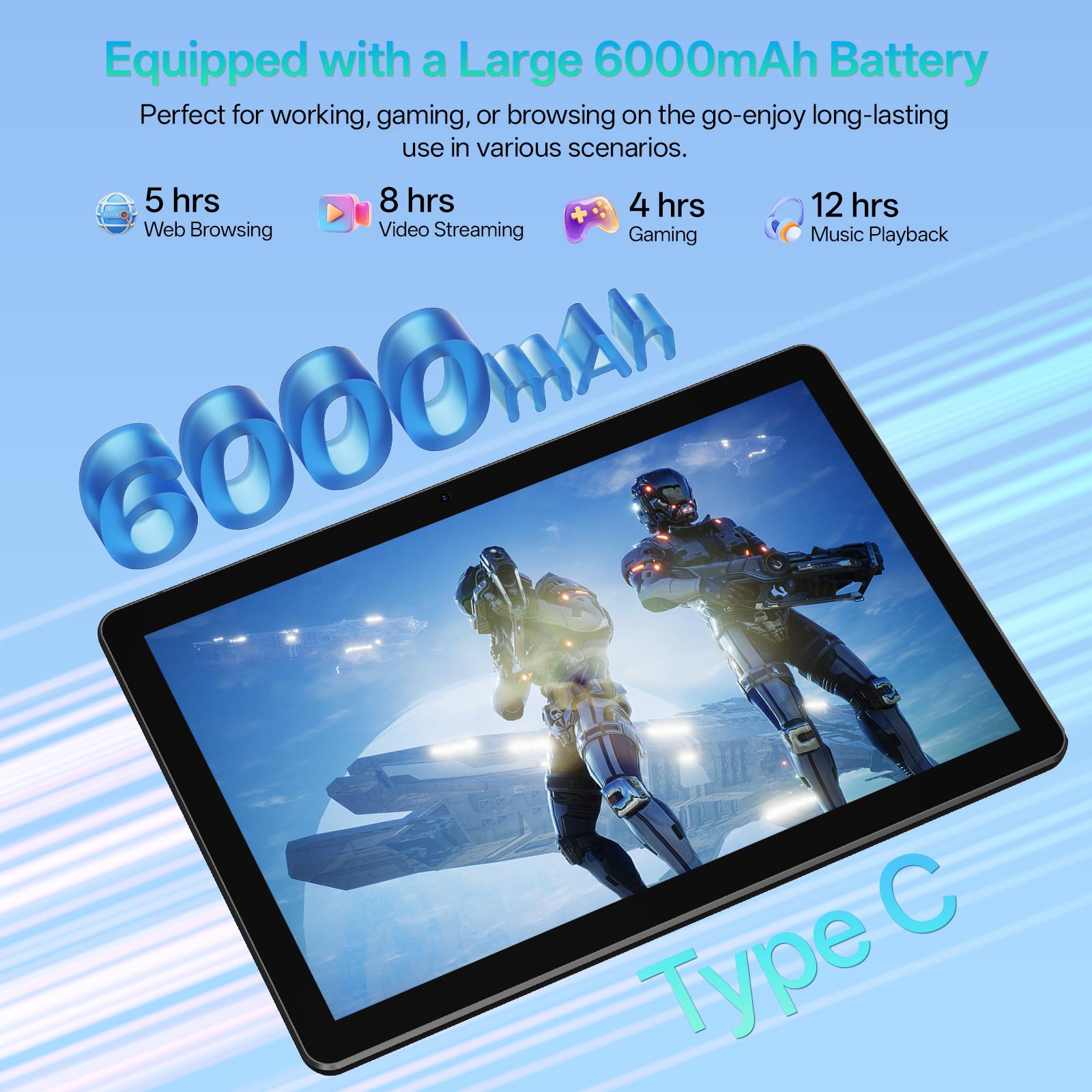 10 Inch Android Tablet, Latest Android 13 Tablet 3GB RAM 64GB ROM, WIFI Tablet, 2MP+8MP Camera, Stylus Without Electricity, 2 In 1 Tablet With Optional Keyboard, Case, Mouse, Stylus, Pen, Protective Case, Christmas gifts