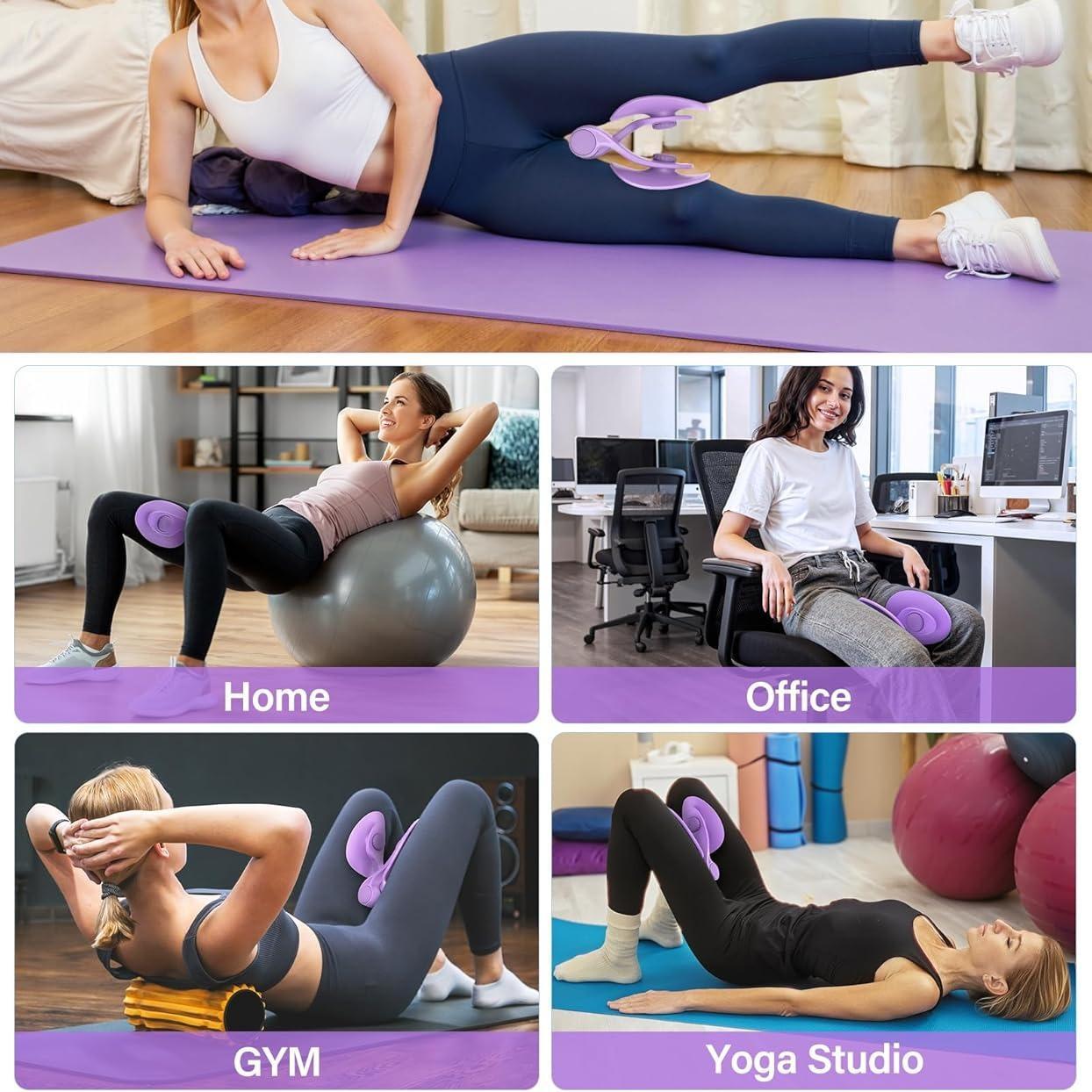 Women's Pelvic Floor Exercise Device, Inner Thigh Trainer, Leg Workout Equipment, Butt Shaper, Inner Thigh Tightener, Gym Fitness Gear