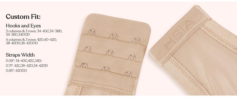 HSIA Bella Women's Convertible Strapless Minimizer Bandeau Bra Underwire Unlined for Large Bust