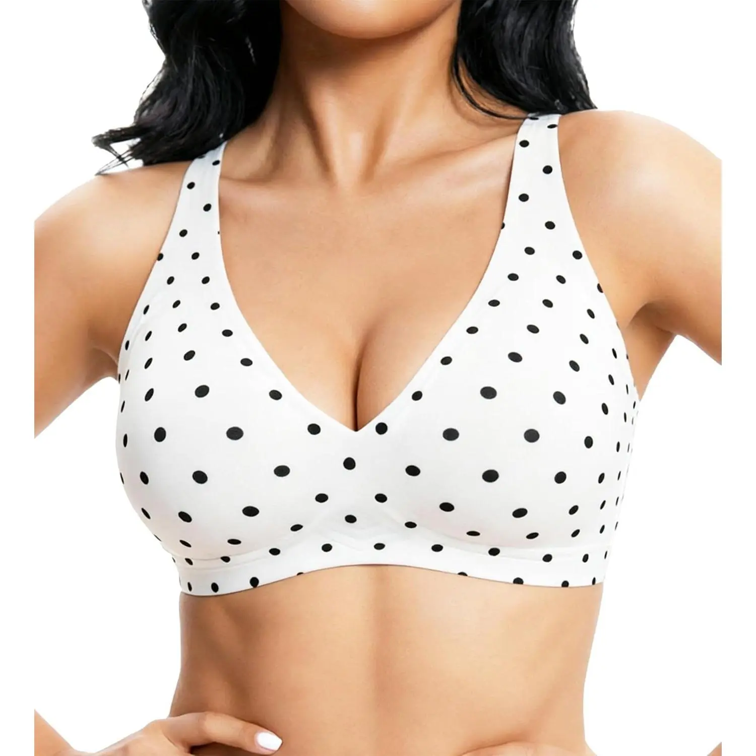 White Polka Dot