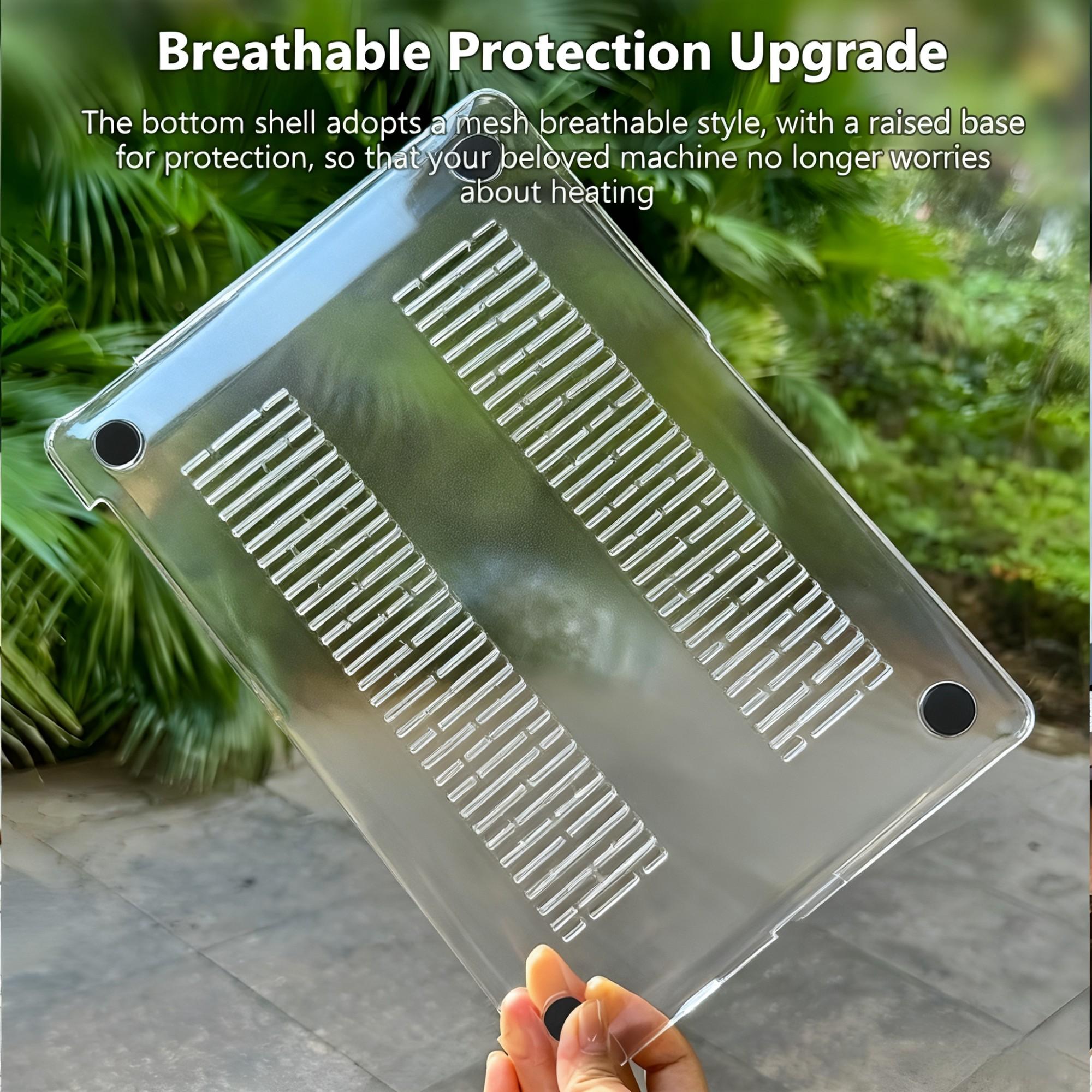 Changhefeng 2-In-1 Privacy Screen Protector and Crystal Clear Case for Macbook Neo, Protective Cover for Laptop, Durable and Transparent