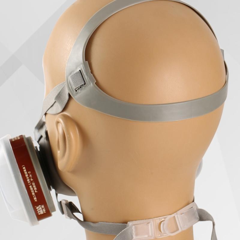 Half Face Mask with Filter, Reusable Dustproof Mask, Safety Mask for Paint, Woodworking, Construction, Polishing, Chemical, DIY