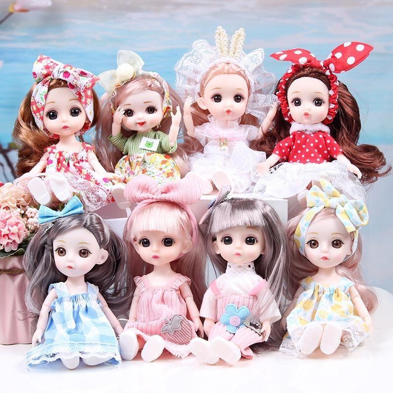 Changeable Doll Princess Gift Set, 17cm Doll Toy, Perfect Birthday Present, Ideal Holiday Gift, Kids' Favorite Plaything