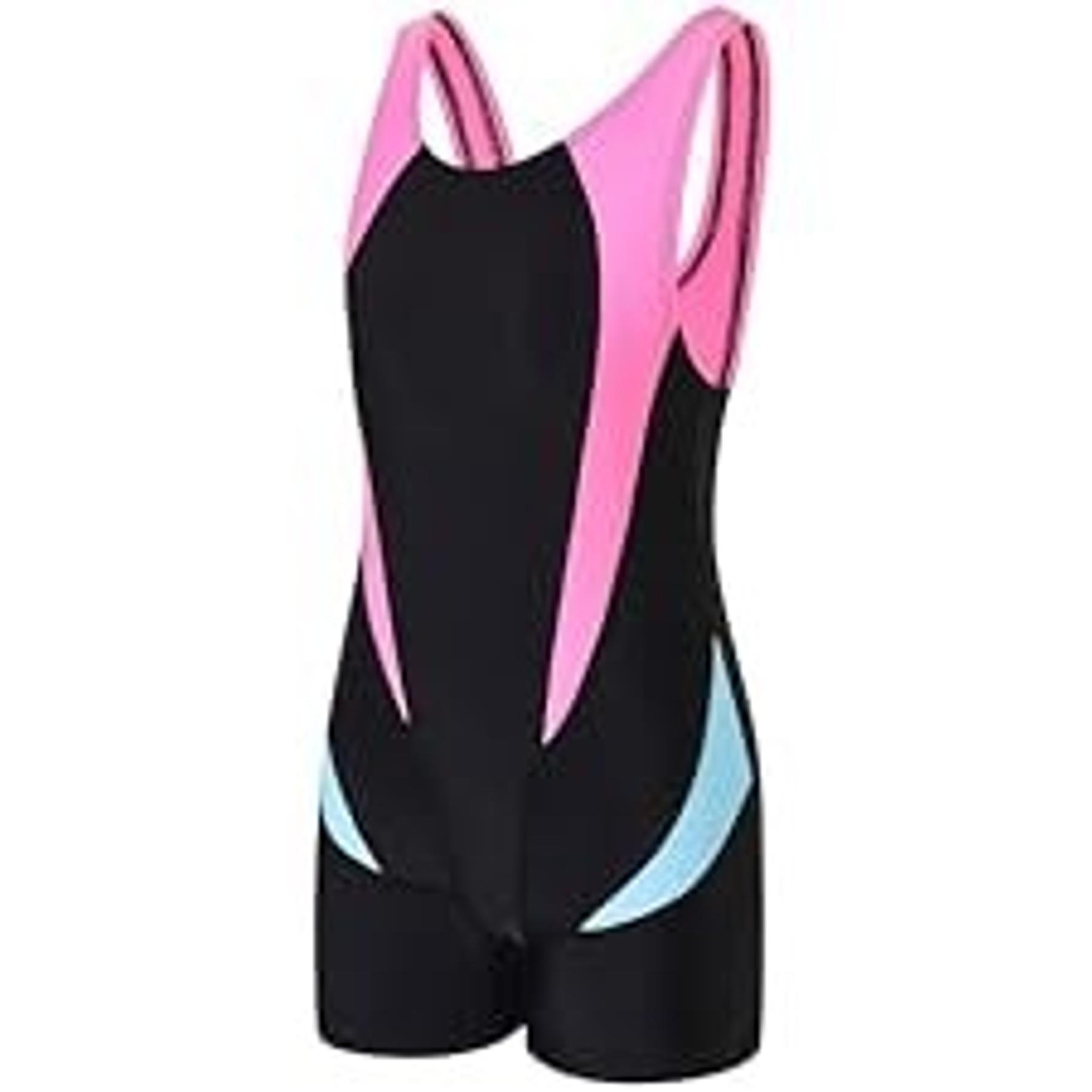 Girls' One Piece Swimsuit Athletic Girls Bathing Suits, Competition Girl Swimsuits Size 6-16 Years