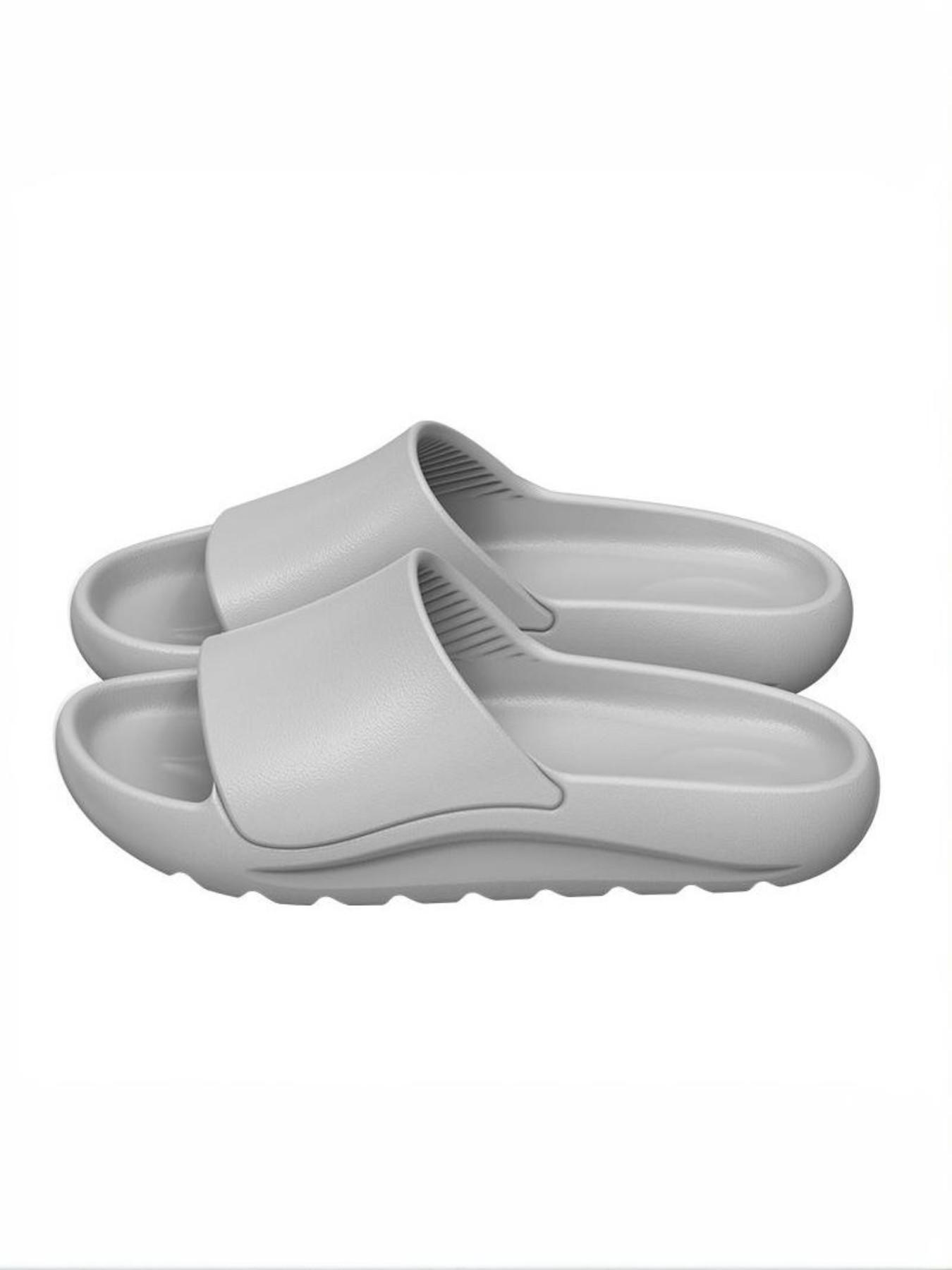 Stylish Quiet Slippers for Women and Men, Summer New Thick Sole Non-Slip Indoor Home Sandals for All Seasons, Casual Eva Footwear