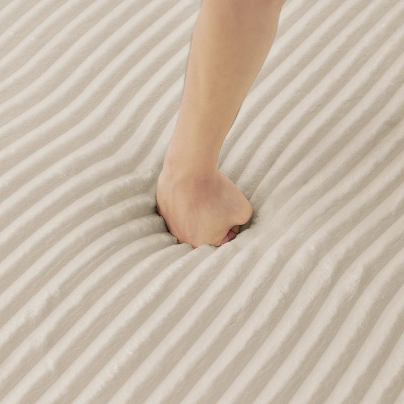 [October Hot Seller] [3 Packs Shipped] Niccae 132-inch U-Shaped Corduroy Sofa - Modern, perfect for the living room, comfortable, no assembly required, same popular Ovids sectional sofa with no bones