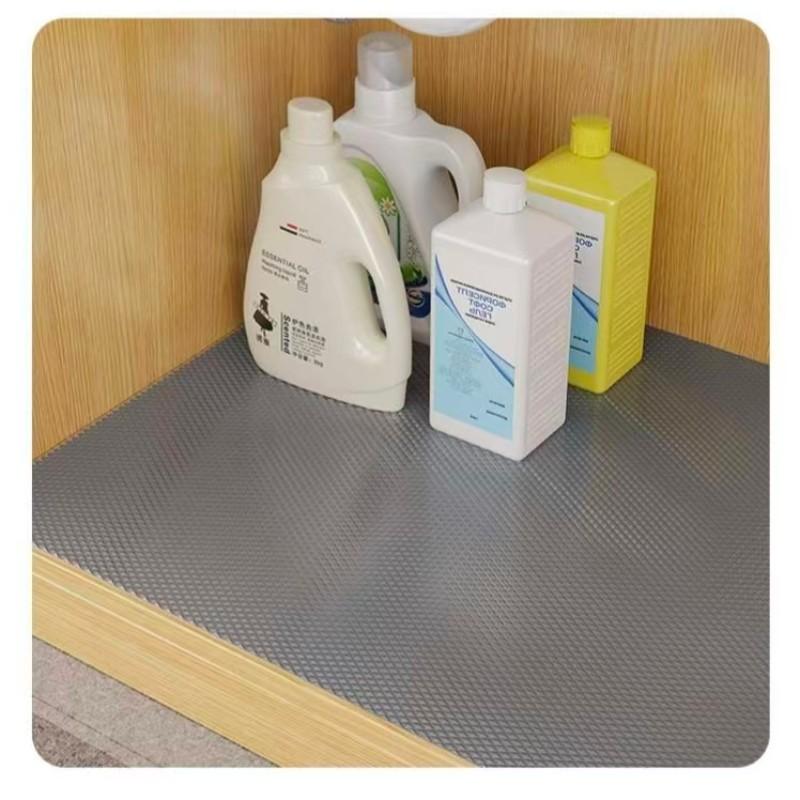 Transparent Washable Cuttable Drawer Liner, Non-Slip Refrigerator Inner Pads, Suitable for Fridge Glass Shelves Cabinets Home Kitchen Supplies