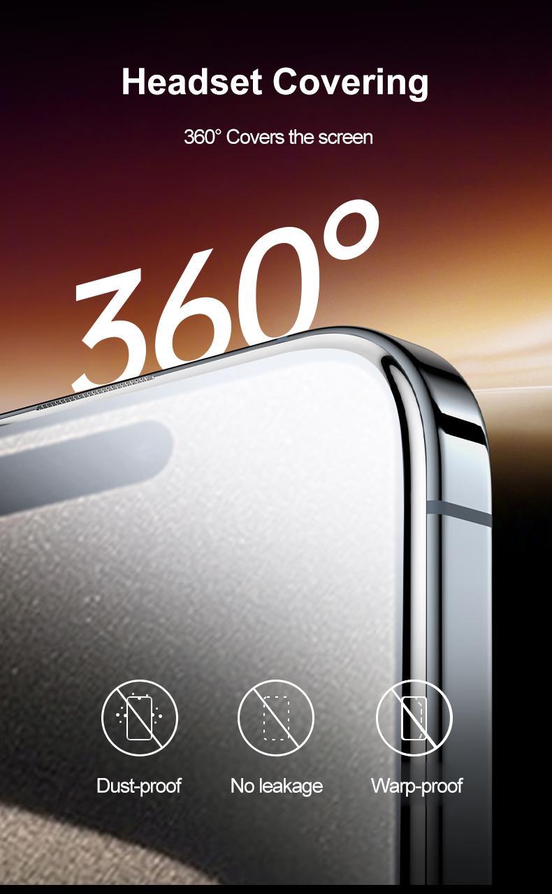 FUNCAT Global [3PCS] Screen Protector Cabin; For iphone 16/15/14/13/12 Dust Free, Bubble Free, Precise Fit, [3pcs +A Reusable Cabin) (High Definition/Privacy)