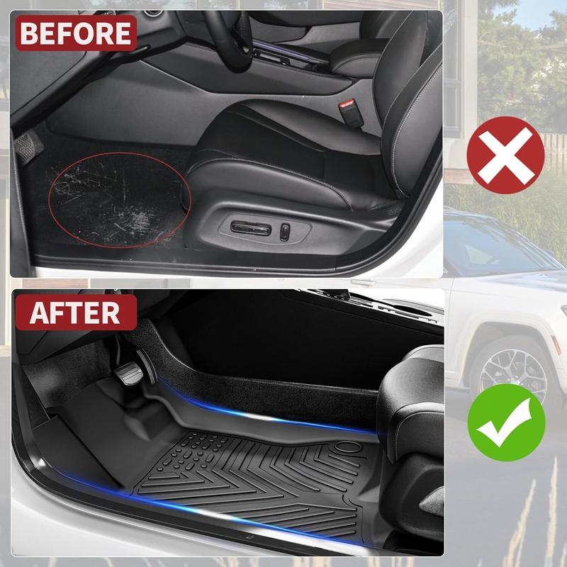 OEDRO Floor Mats for Toyota Tacoma 2016-2023 Automatic ONLY, Custom Fit Tacoma Car Mats, All-Weather TPE Front and Rear Row Floor Liners, Black all weather floor mats cargo mat fit OEDRO Floor Mats for Toyota Tacoma 2016-2023 Automatic ONLY, Custom Fit Tacoma Car Mats, All-Weather TPE Front and Rear Row Floor Liners, Black all weather floor mats cargo mat fit