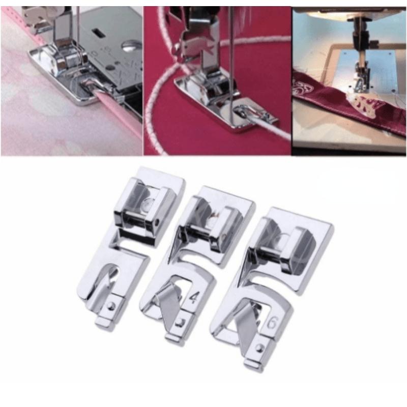 sewing accessories Narrow Rolled Hem Sewing Machine Presser Foot Hot Fabric Stretch Domestic Sewing Machine Part