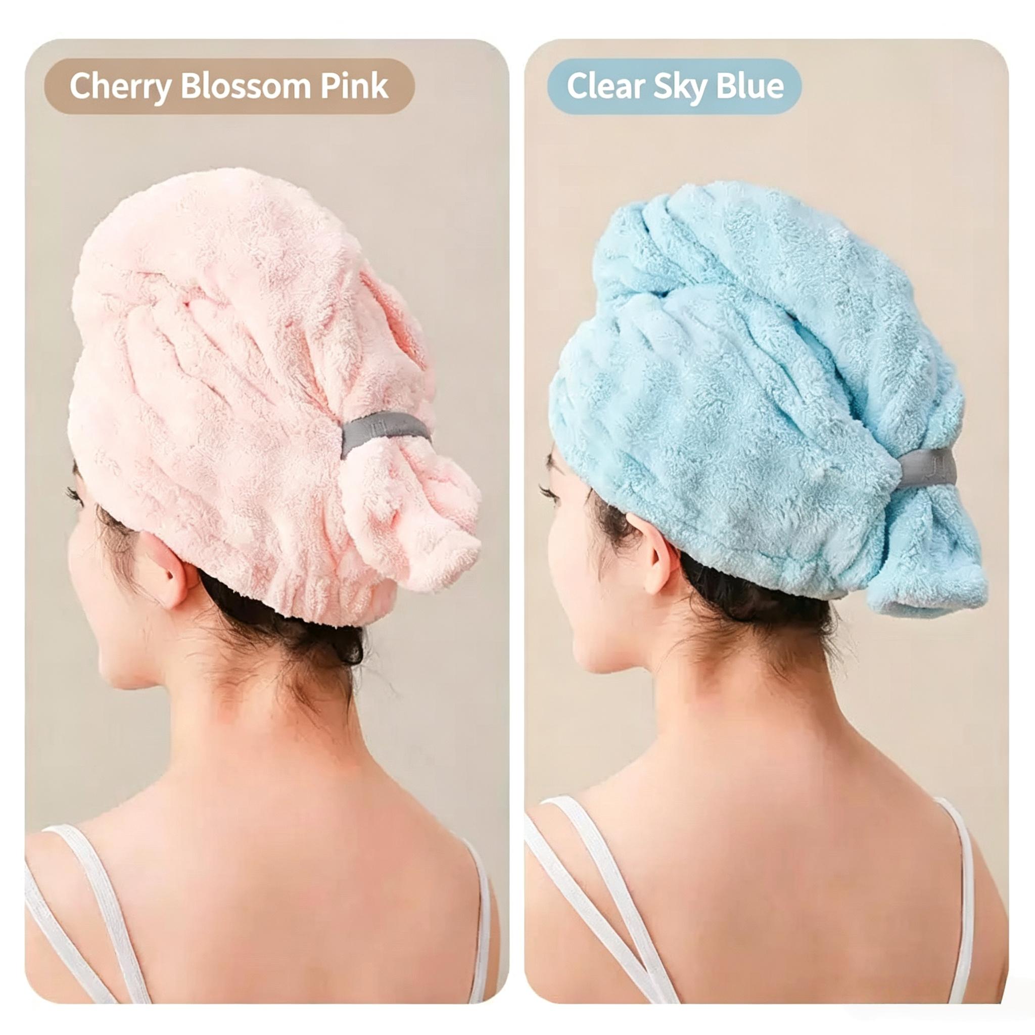 Women's quick-dry hair towel, absorbent and thickened, new style shower cap towel head wrap