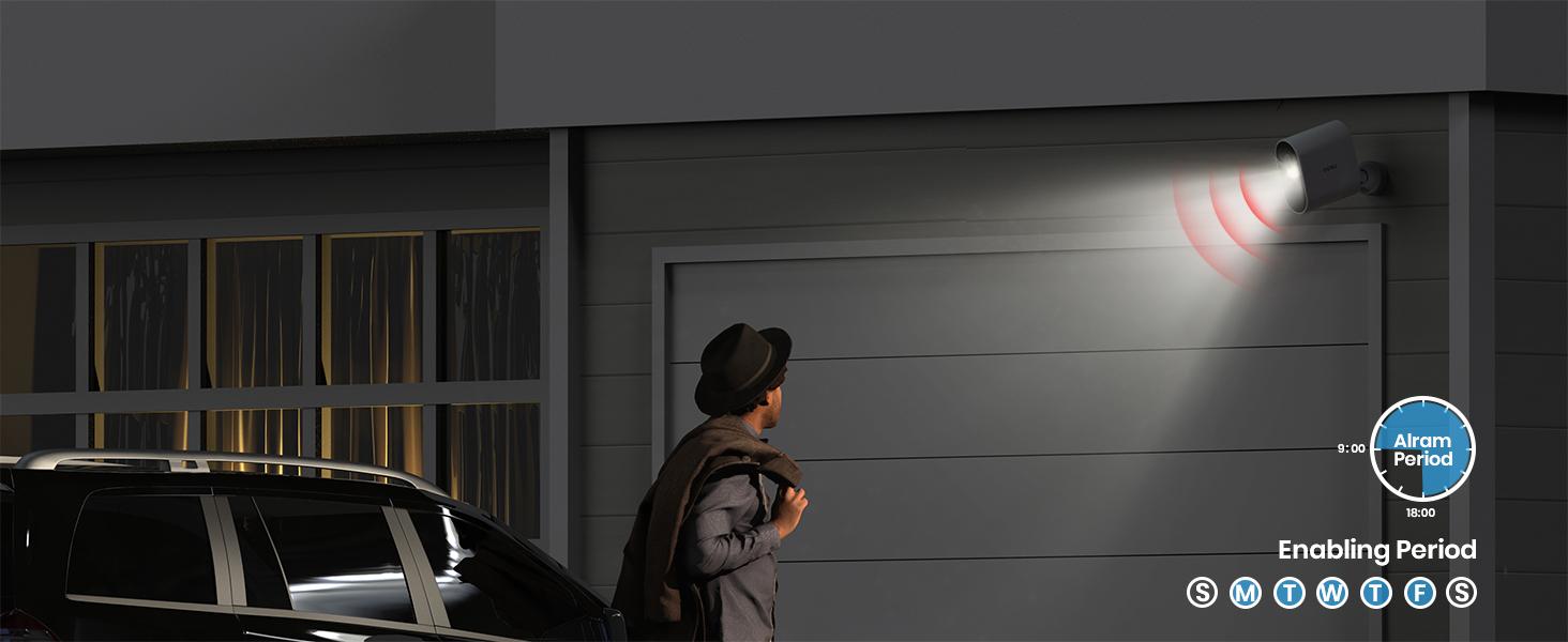 AOSU Security Cameras Wireless Outdoor Home System, True 2K HD Night Vision, No Subscription, 240-Day Battery Life, 166° Wide View, Spotlight & Sound Alarm, Motion Only Alert, Support 2.4G & 5G WiFi