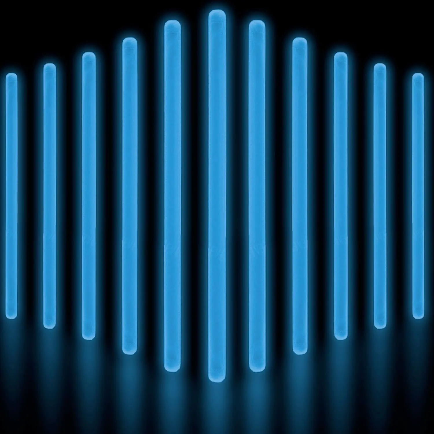 Sticks Bulk Party Pack - 10" Large  Sticks - Neon Accessories Light Sticks  in The Dark Party Supplies for Concert, Wedding, & Birthday by Party Dragon - Green, 50 ct