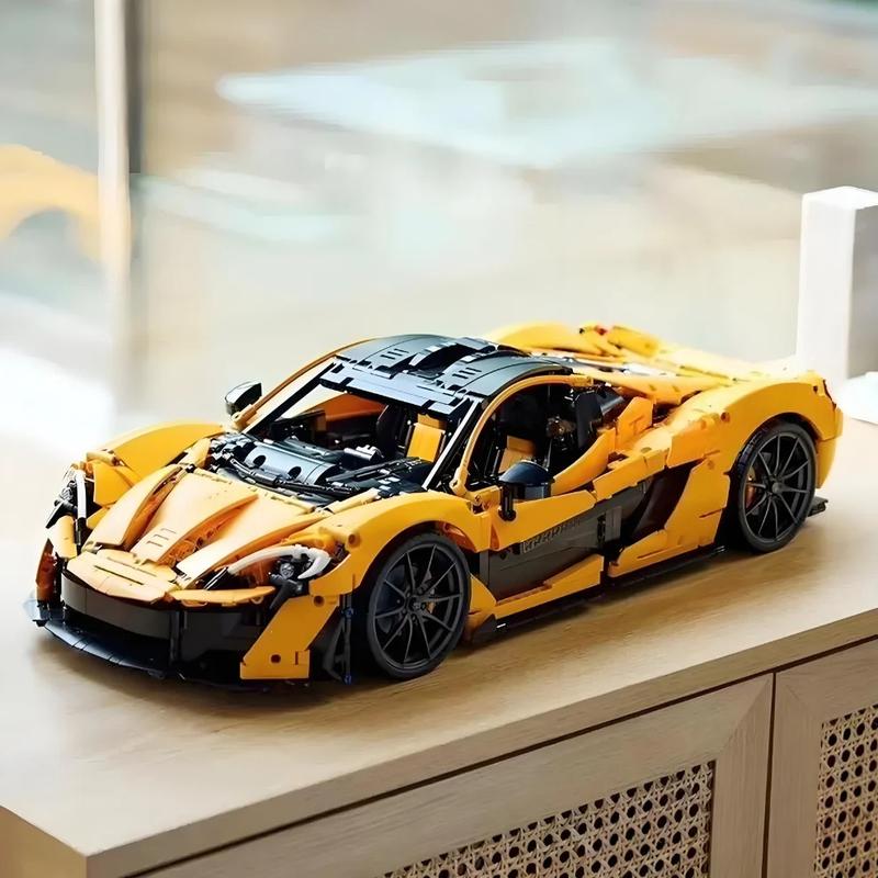 893Pcs Technical Building Blocks  P1 Super Racing Car 1:8 Sports 42172 Car Bricks Toys Set Model Ornament Kids Gifts Boys Toys
