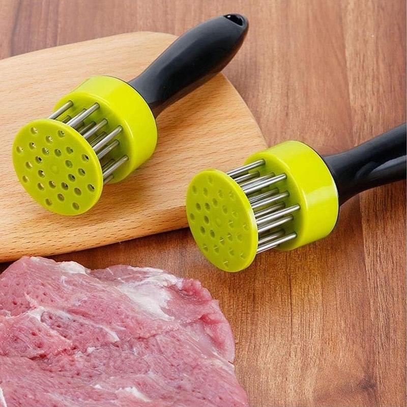 Stainless Steel Meat Tenderizer Needle Steak BBQ Kitchen Cooking Tool