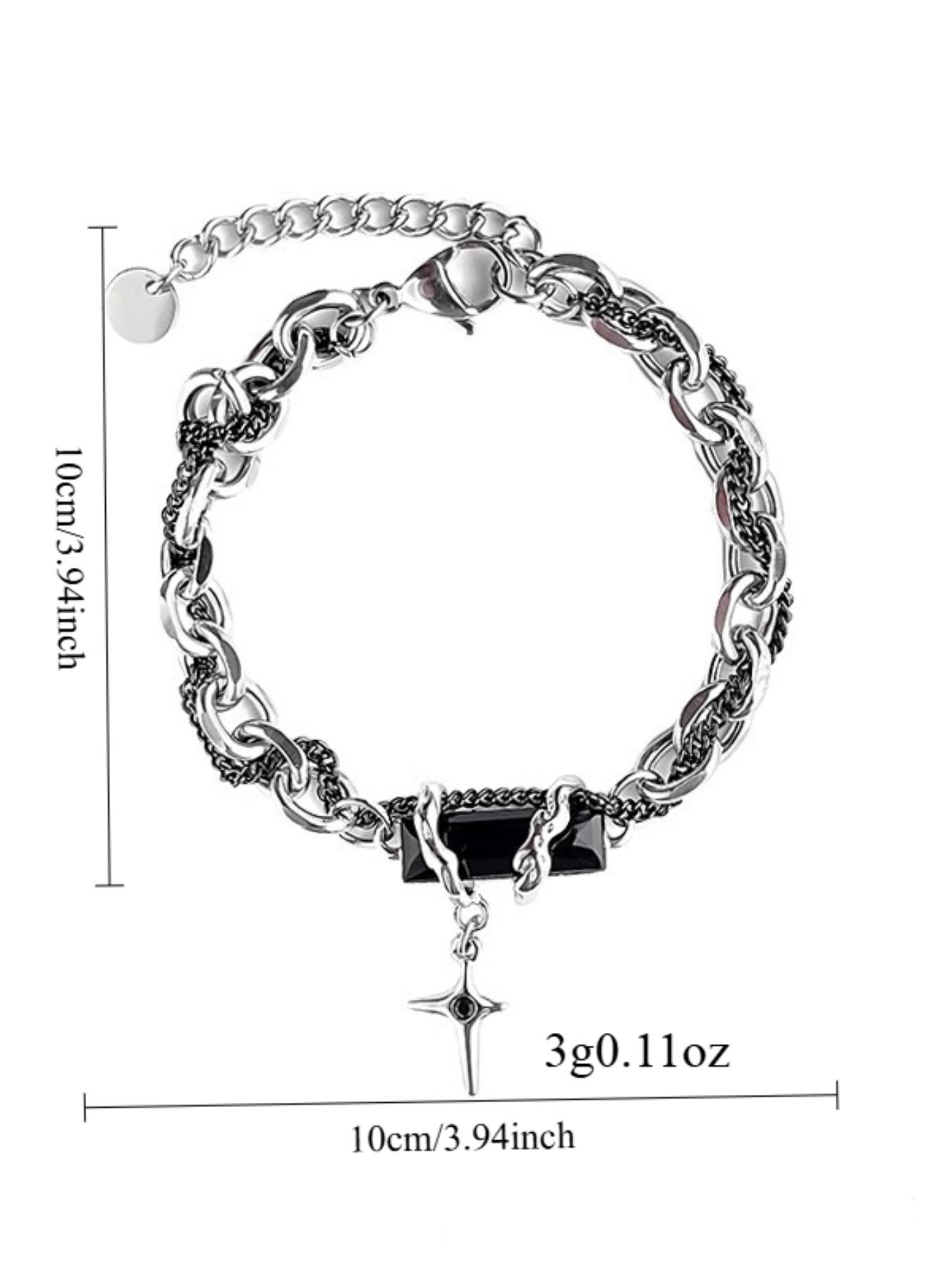 Versatile Titanium Steel Bracelet Design Jewelry, Stylish Accessory for Everyday Wear, Perfect Gift Idea for Him Her