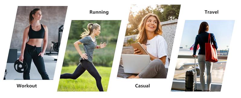 G Gradual Women's Joggers Pants with Zipper Pockets High Waisted Athletic Tapered Sweatpants for Women Workout Lounge Outdoorfun