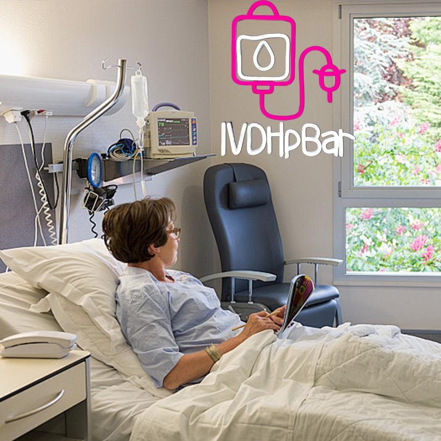 IV Drip Bar Neon Sign - Dual-Tone LED Wall Light with  Function | USB Powered Night Light for Medical Offices, IV Therapy Clinics & Home Decor | Easy Installation & Energy Saving