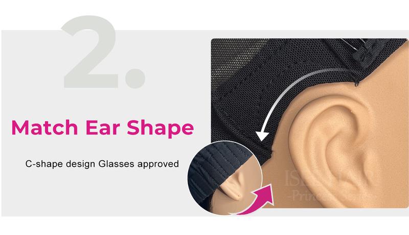 [Free Upgraded] ISEE HAIR Wear Go M-cap Straight Glueless Wigs Human Hair 9*6 HD Lace Front Wigs Pre Plucked Tiny Knots Yaki Straight Glueless Human Wigs Beginners Friendly Adjustable Red Elastic  Band #Category Spotlight