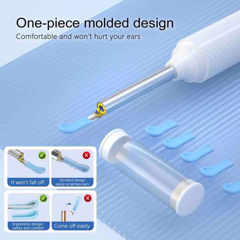 Ear Cleaner with Camera – HD Visual Earwax Removal Kit, Soft Silicone Tips, Easy & Safe for Family Use – Gift for Birthday & Christmas