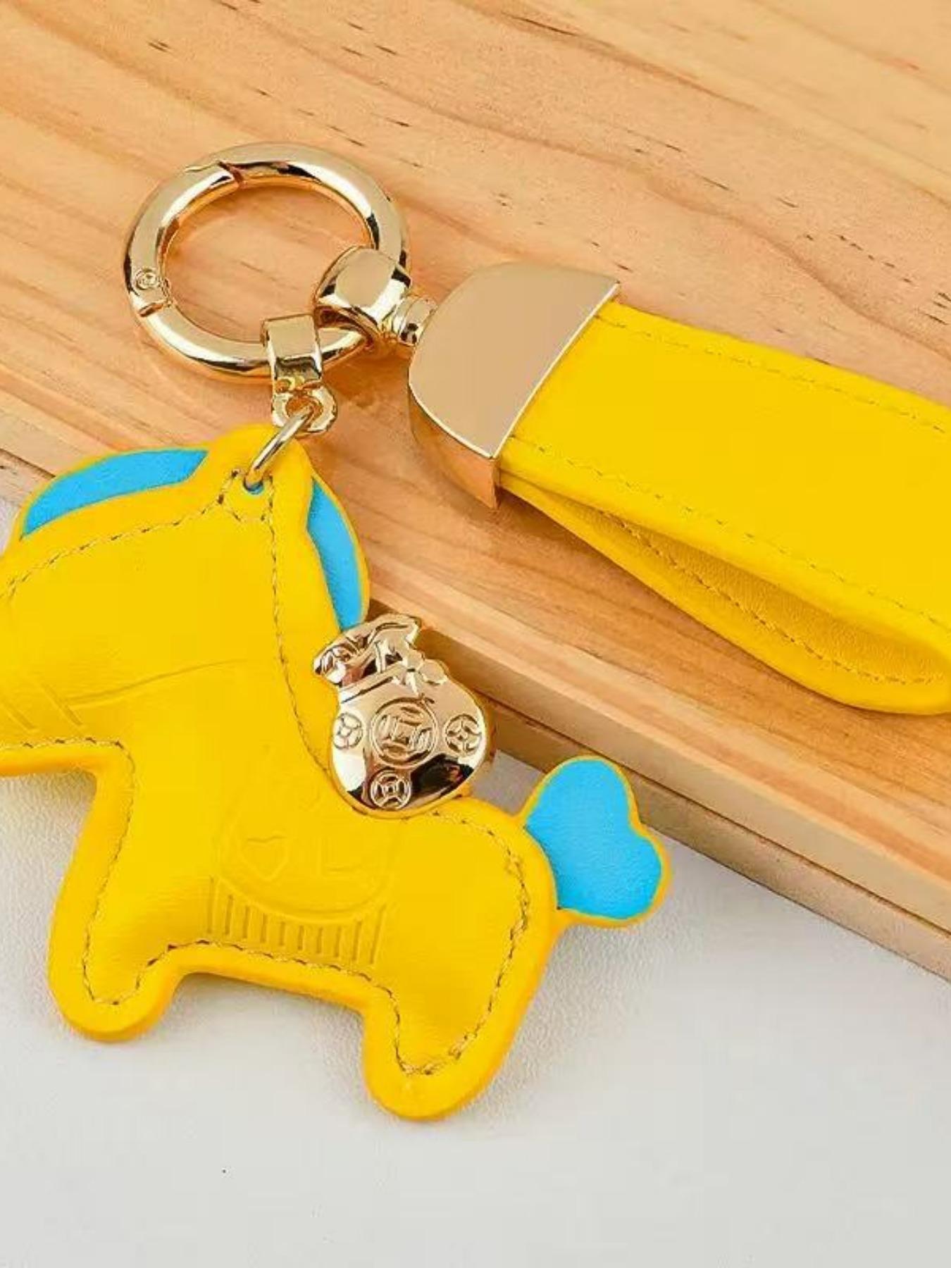 Lucky Horse Keychain "Get Rich Immediately" Cute Bag Charm for Women