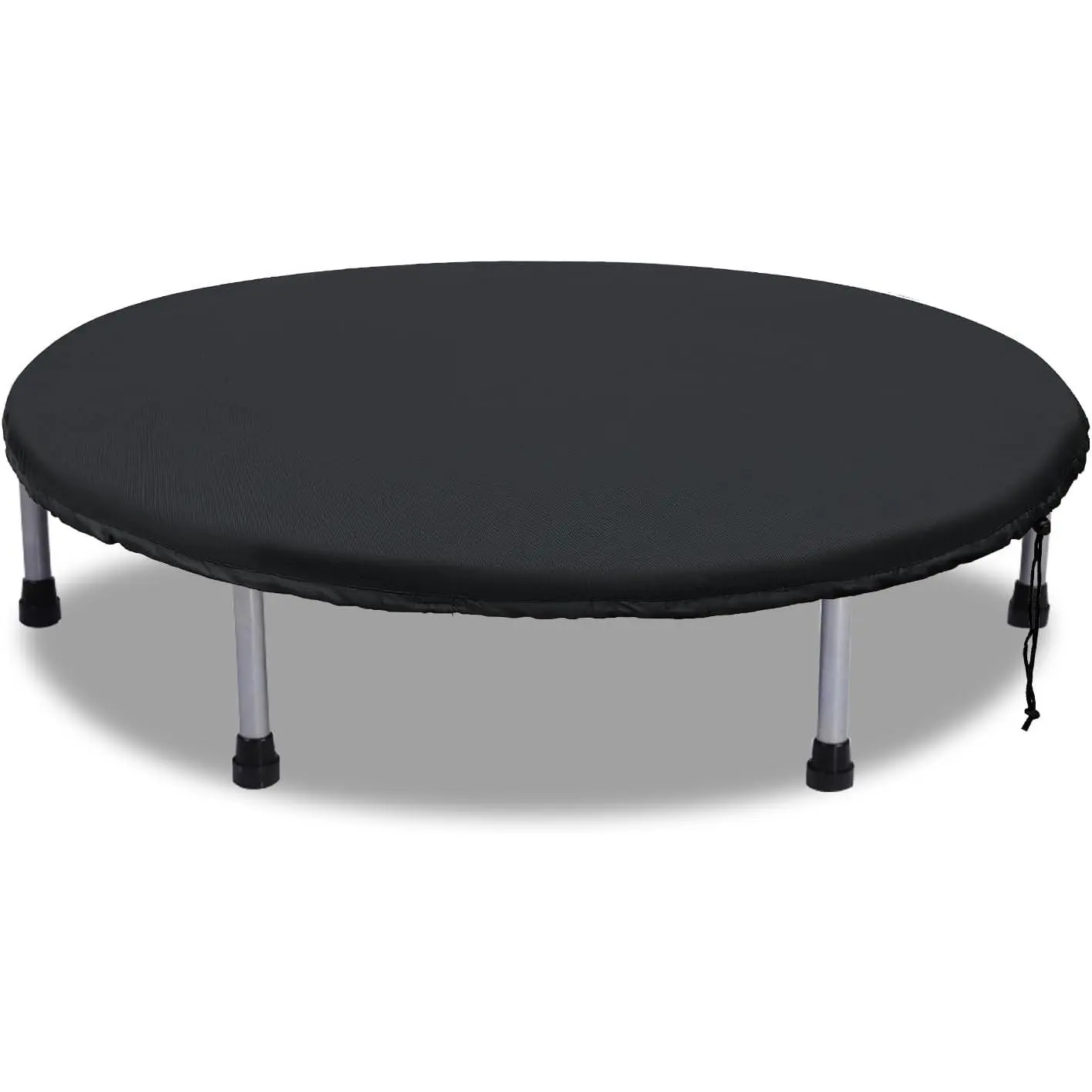 40 Inch Waterproof Protective Round Trampoline Cover for Adults Toddler, Fitness Rebounder Trampoline Cover for Indoor Outdoor Garden, 1 Black Cover Only (Not for Spring Covers)