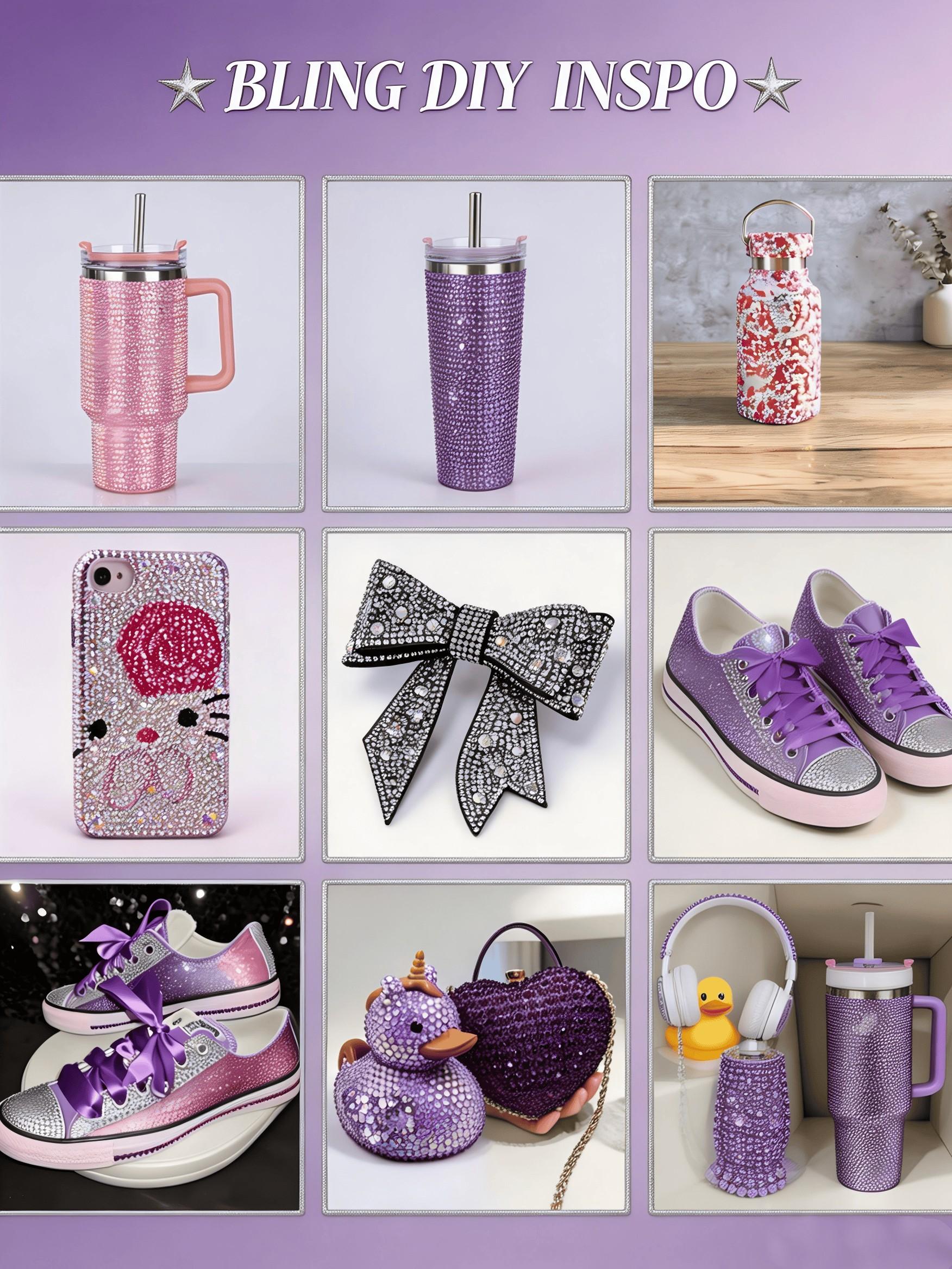 2880pcs DIY Hot Pressed Glass Rhinestones, Flat Back Crystal Drills, Handmade Nail Art Decorations, All Seasons, Solid Pattern