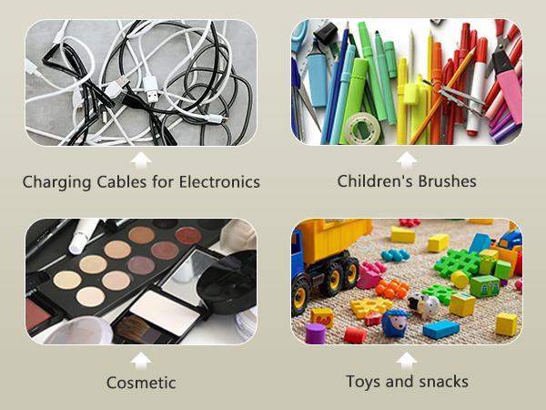 Clear Hard Shell Zippered Cases, Dustproof PVC Laces Closure Storage Bins, Waterproof Cosmetic & Toiletry Storage Bags, Travel Makeup Brush Case, Storage Organizer Set for Bead & Small Objects, Multi-Functional Portable Travel Organizer, Travel Mate