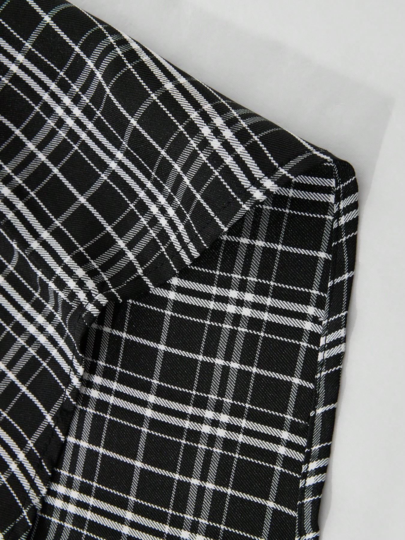 Men's Christian Two-Piece Set, Plaid Shirt + Shorts, Faith Lover Casual Streetwear, Jesus Saved, Religious Fashion